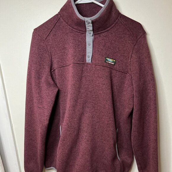 L.L.Bean Women's' Bean's Classic Fleece Pullover Size L - Picture 1 of 8